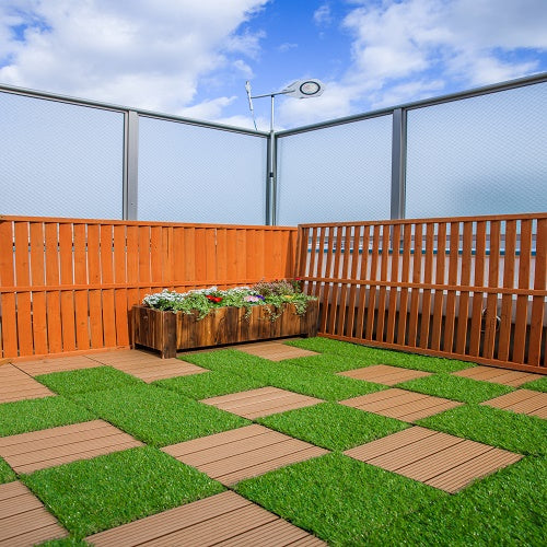 decking tiles & artificial grass