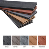 WATSUN™ 1 Piece Outdoor WPC Composite Decking Board 148 x 23mm/1000mm - Brown Colour