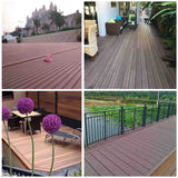 WATSUN™ 1 Piece Outdoor WPC Composite Decking Board 148 x 23mm/1000mm - Natural Colour