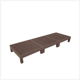 3x DIY WPC [Wooden Plastic Composite] Multi Functional Deck Bench/Table 90CM x90CM x 28CM Brown Colour