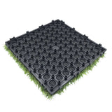 60x DIY Artificial Turf / Grass Interlocking Outdoor Backyard Grass Turf Tiles 30x30x3.7cm Green Colour