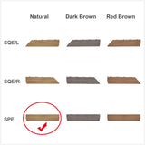 1x DIY WATSUN WPC Interlocking Decking Tiles Garden Flooring Natural Colour Edge Bar