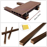 Watsun Decking Joist is designed to support decking board on concrete slab. Size: 40x25x2000mm - Brown Colour